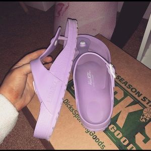 Purple Birkenstock’s